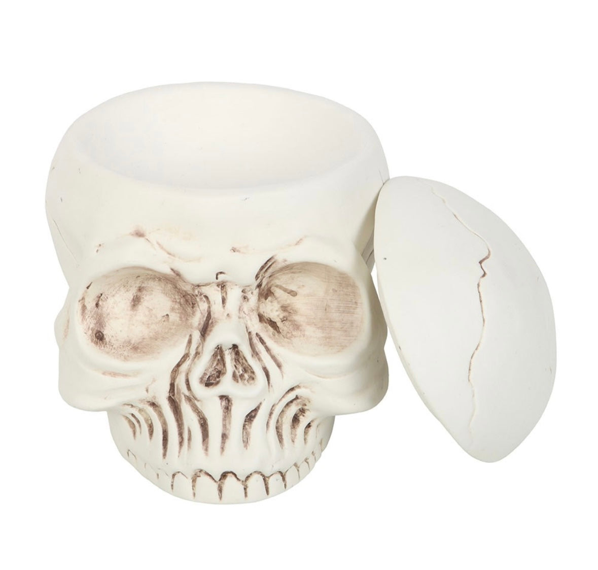 Weathered skull wax melter