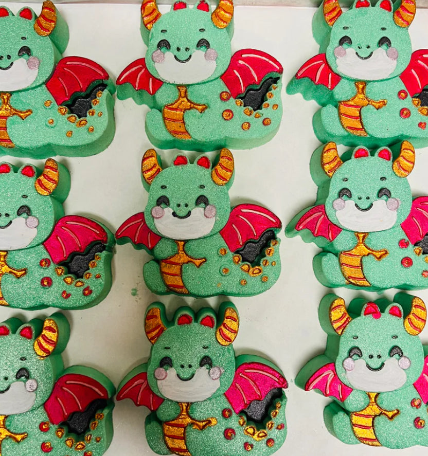Dragon bath bomb