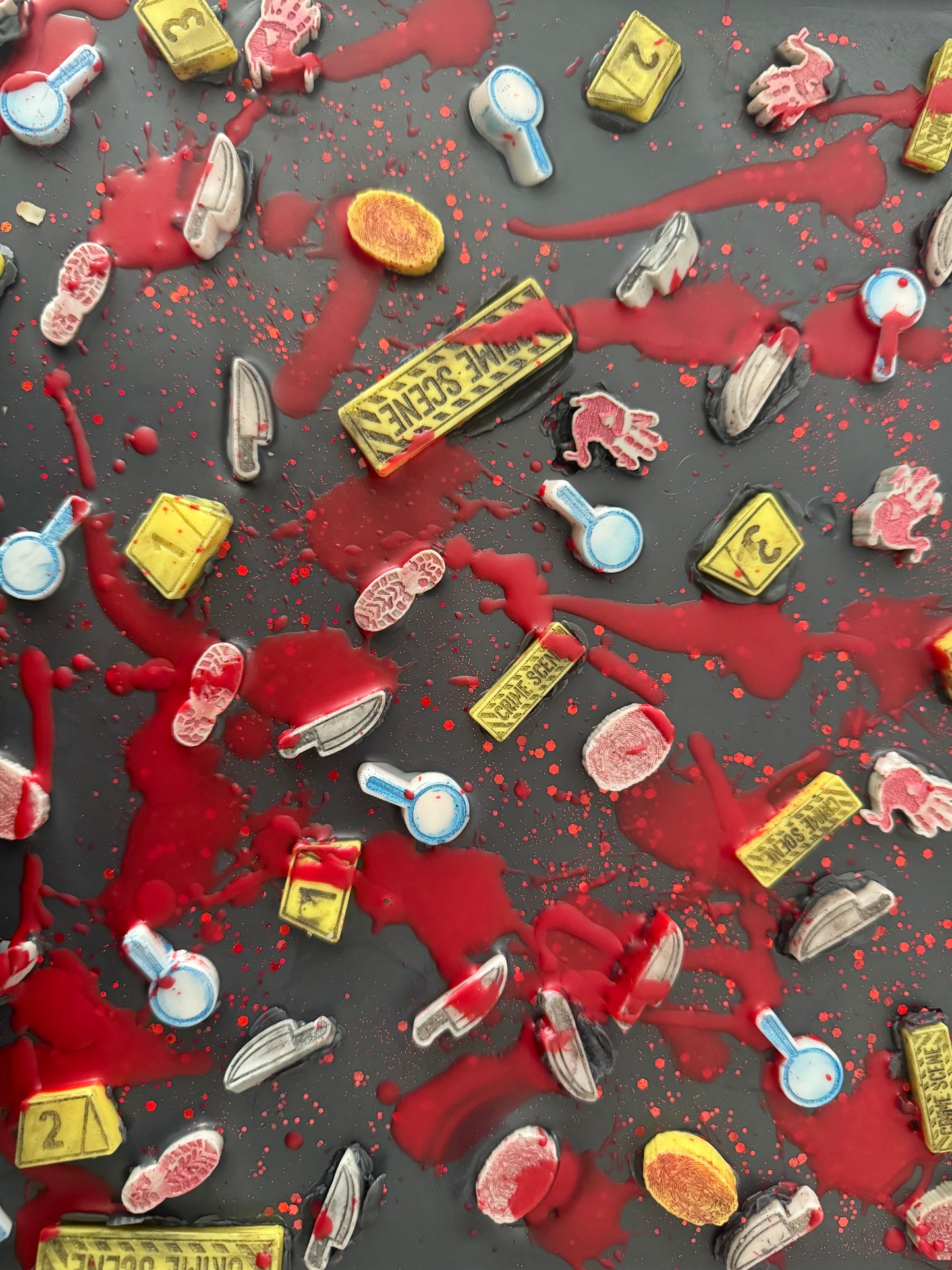 Crime Scene wax brittle