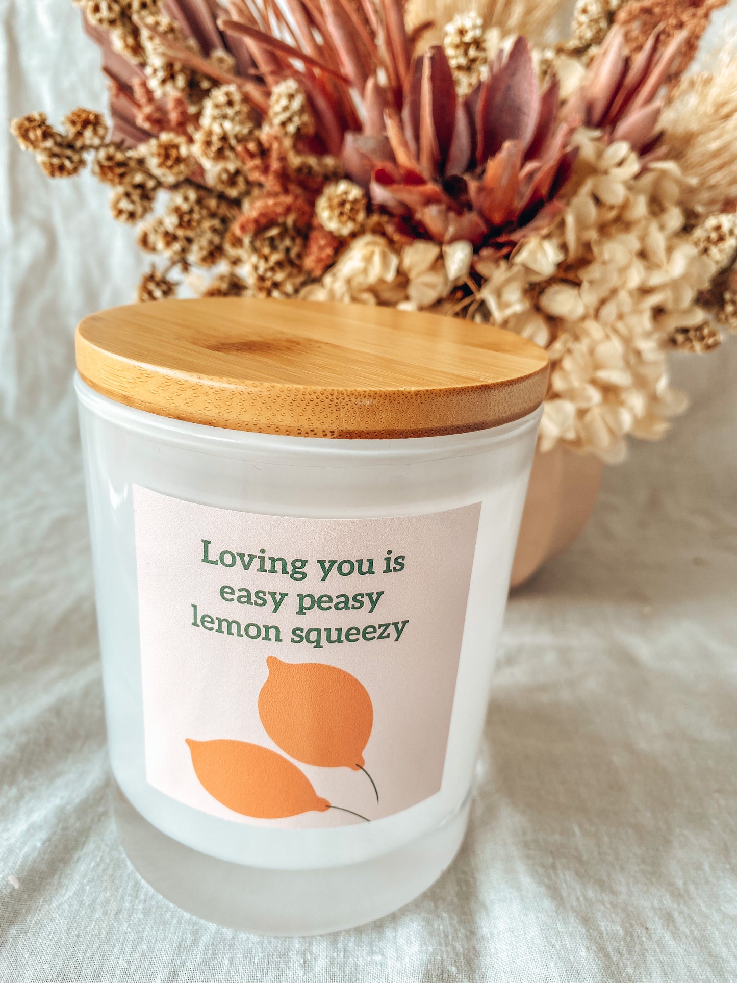 Lemon squeezy candle