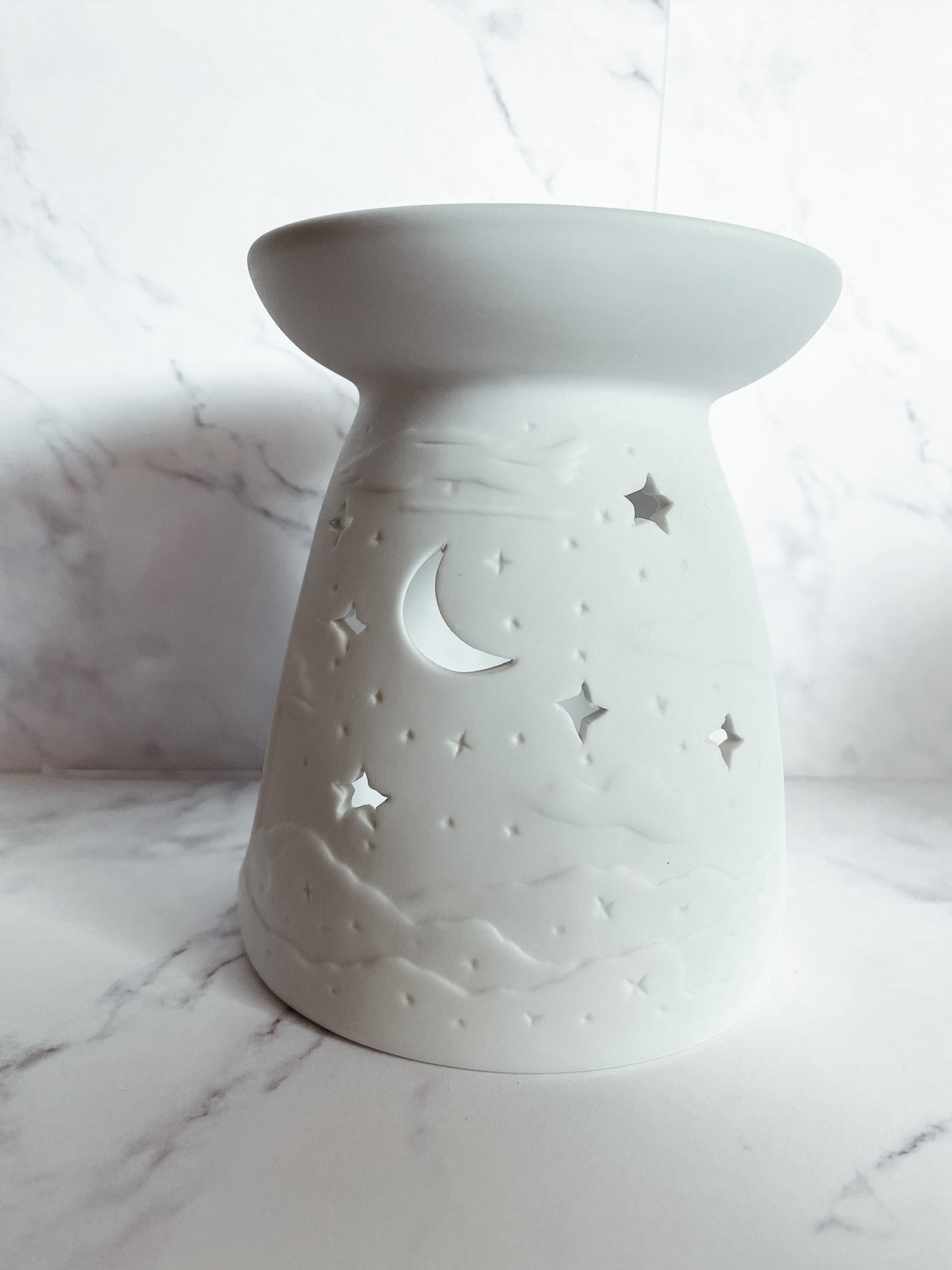 Stars and moon