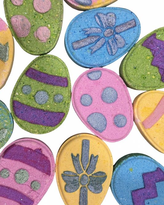 Easter egg bath bomb