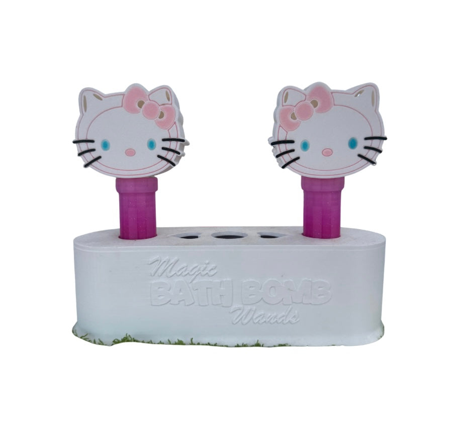 Hello kitty bath bomb wand