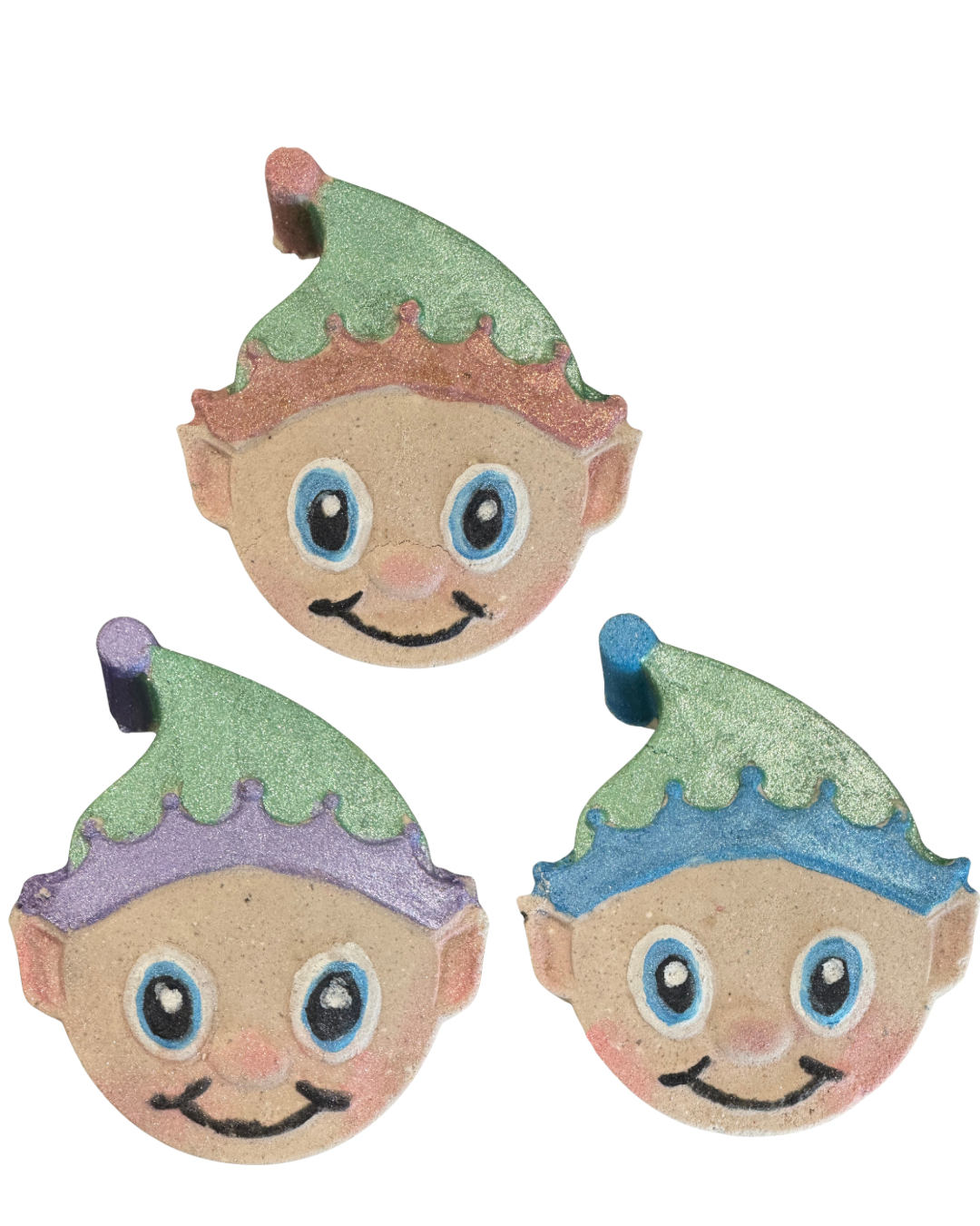 Christmas elf bath bomb