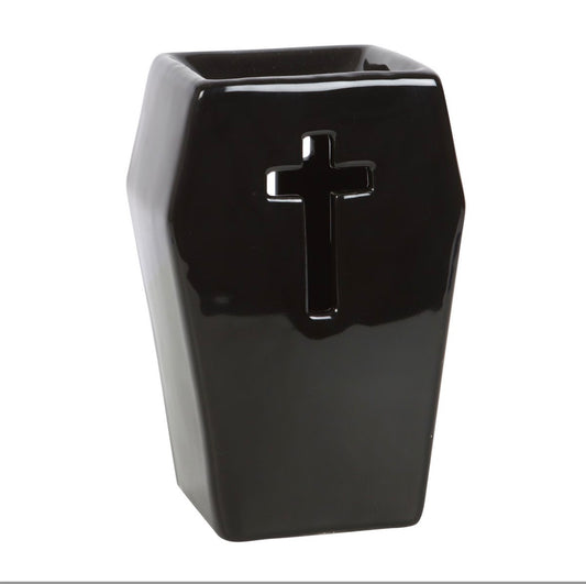 Coffin oil burner