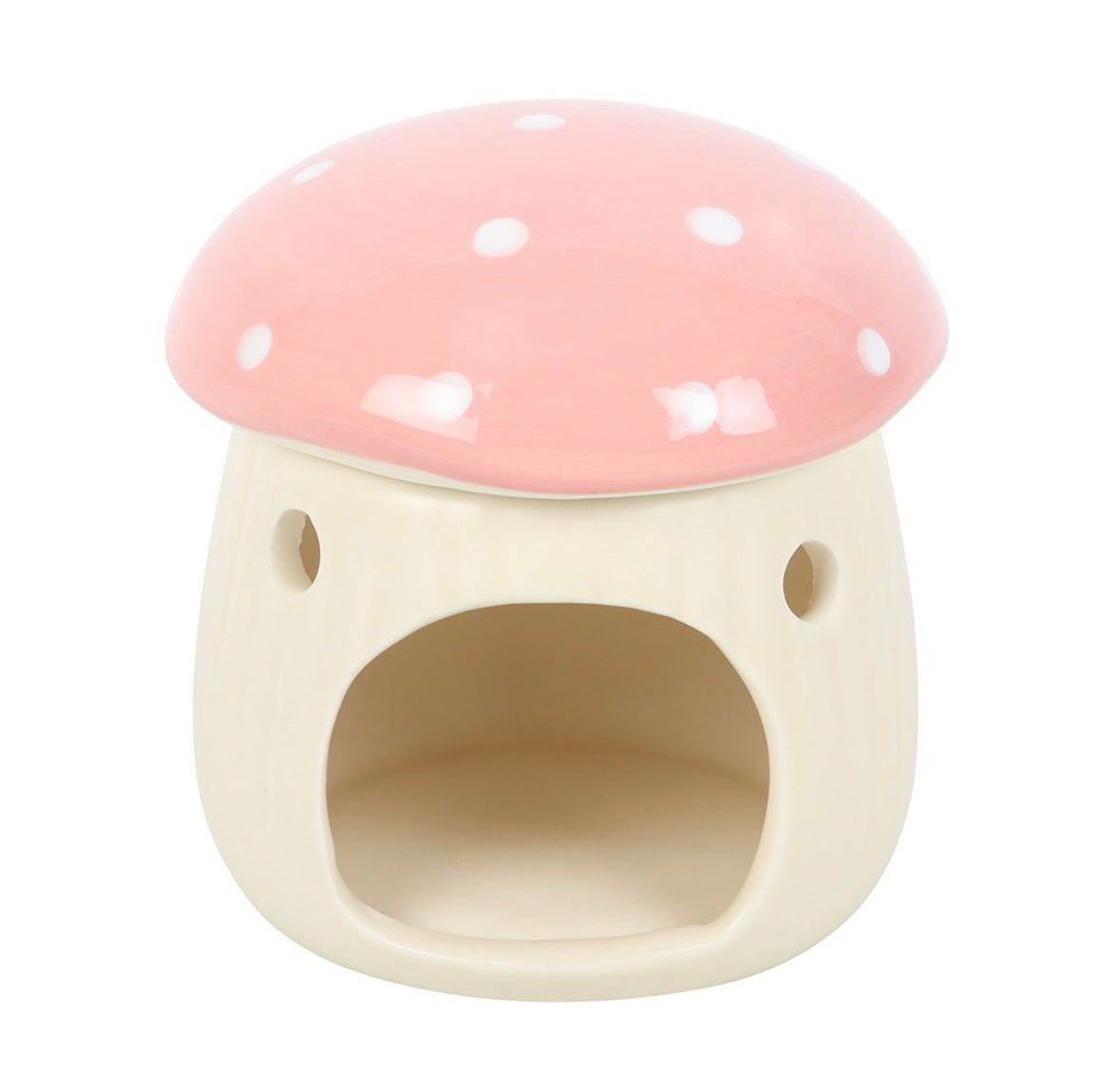 Pink mushroom wax melter
