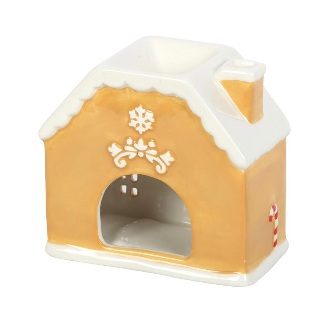 Candy cane gingerbread house wax melter