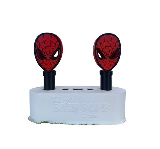 Spiderman bath bomb wand