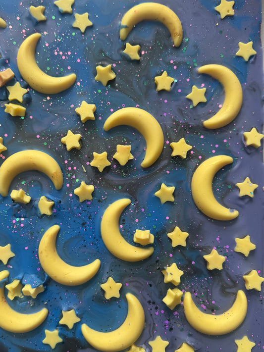 Night sky wax brittle