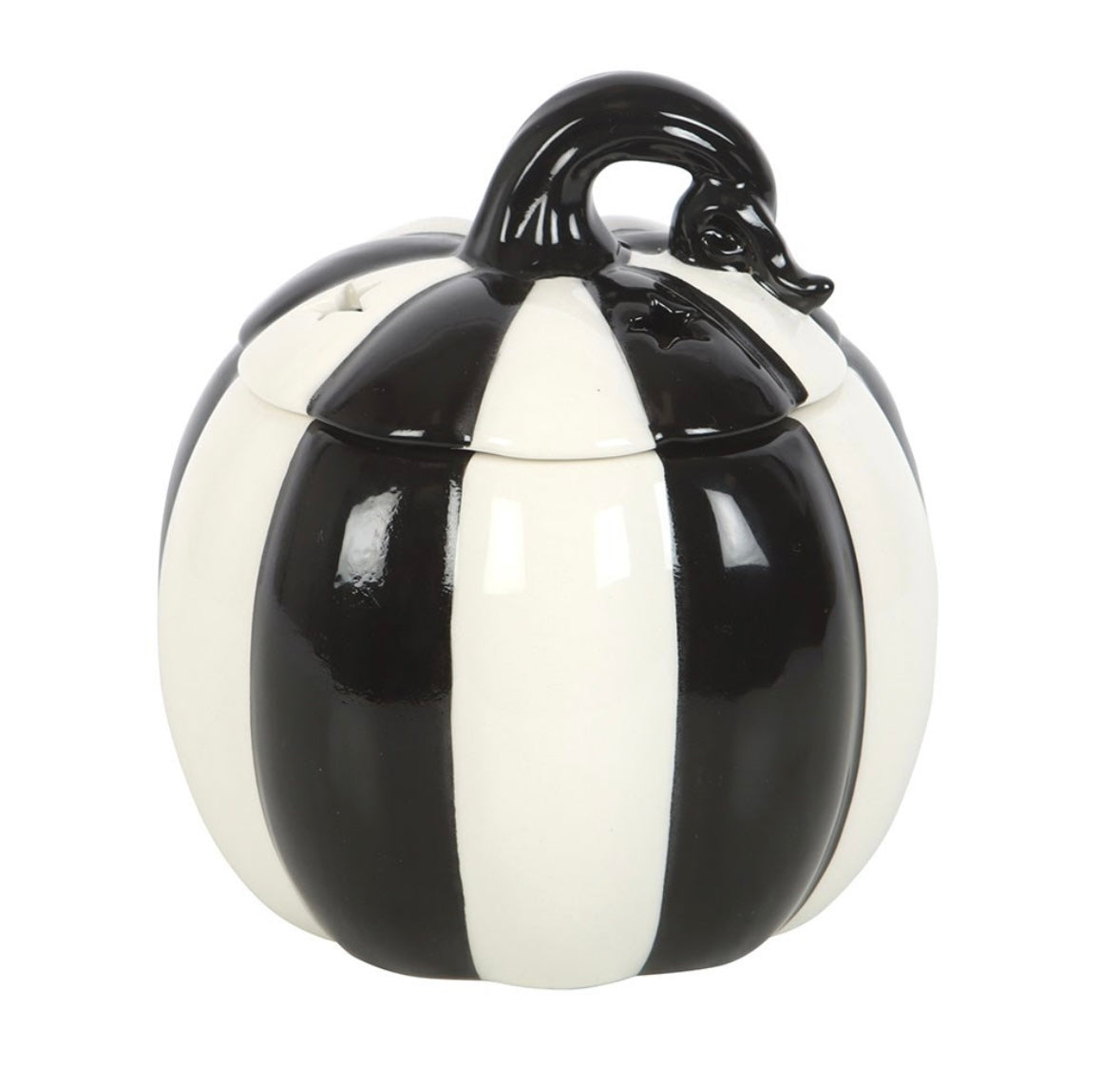 Black and white pumpkin