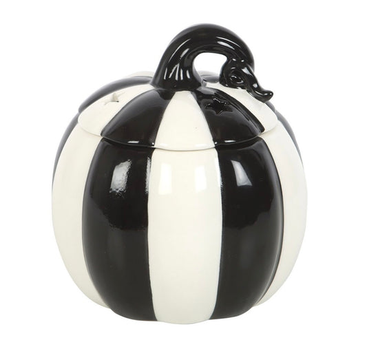Black and white pumpkin