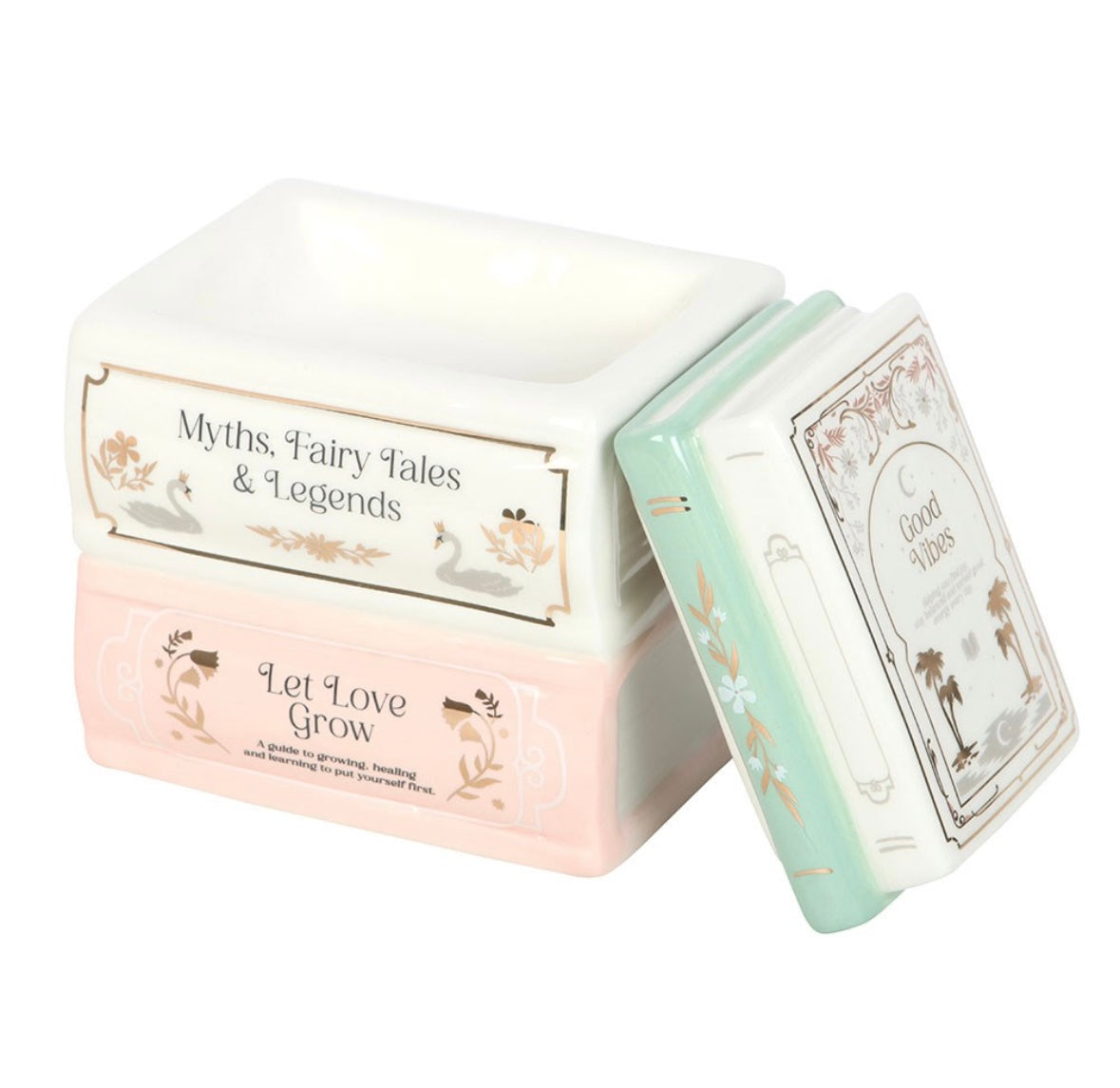 Book stack wax melter