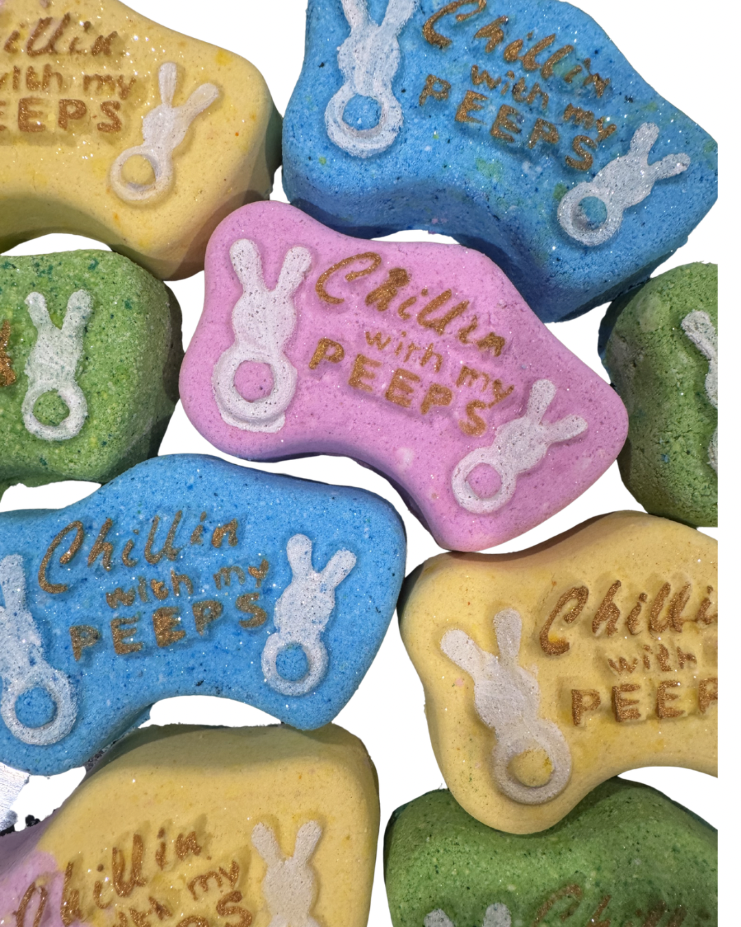 Chilling with my peeps bath bomb