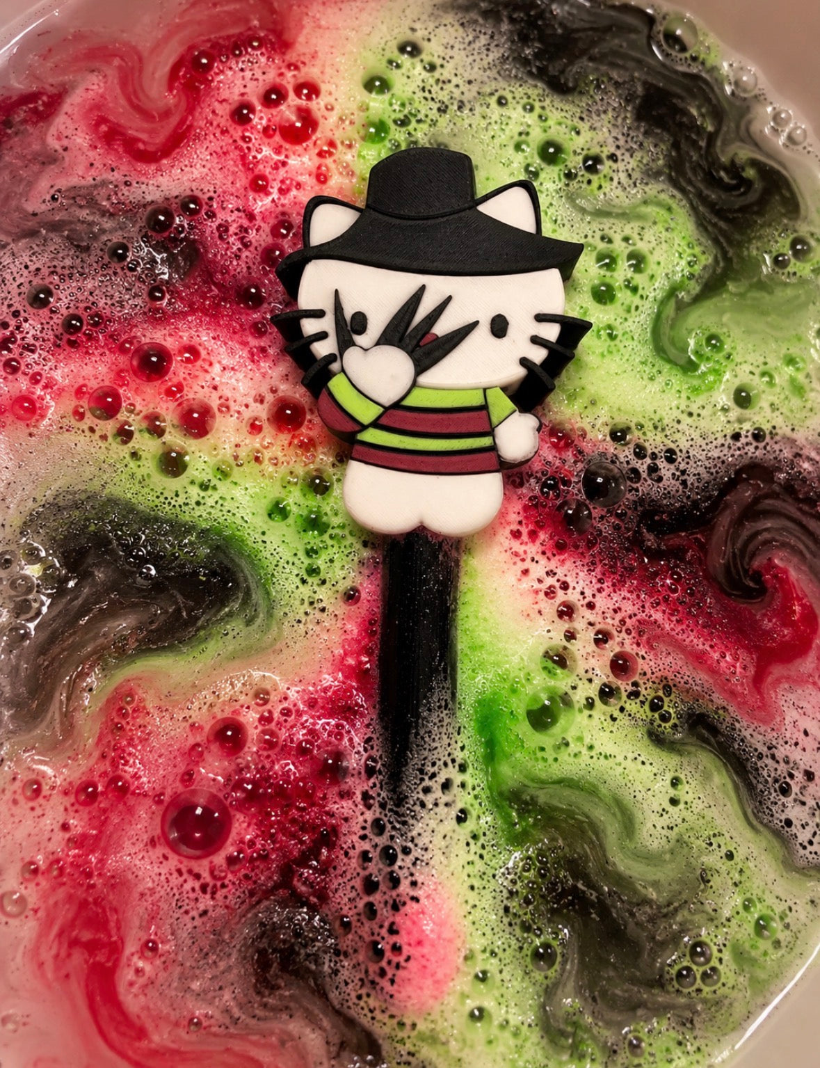 Hello Kitty Freddy bath bomb wand