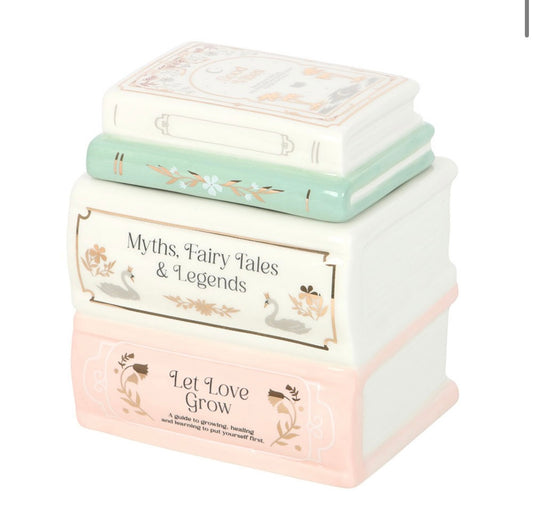Book stack wax melter