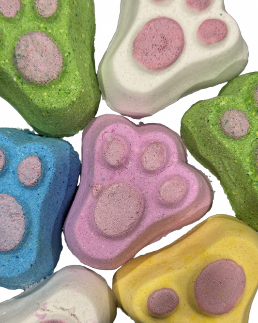 Bunny foot bath bomb