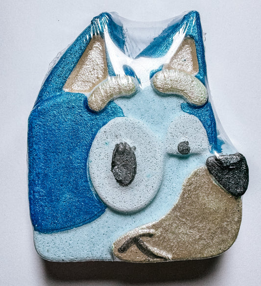 Bluey bath bomb