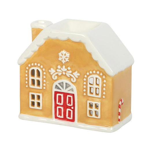 Candy cane gingerbread house wax melter