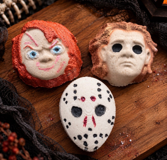 Horror Icons bath bombs