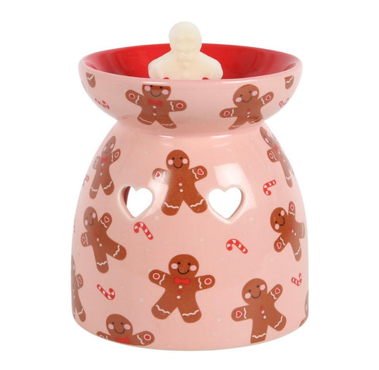 Gingerbread man wax burner