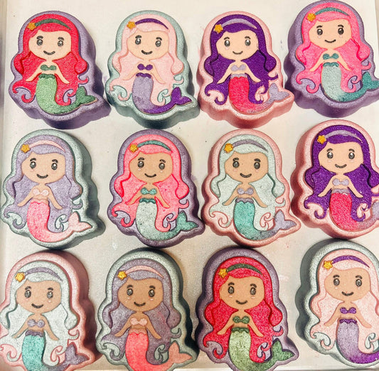 Mermaid bath bomb