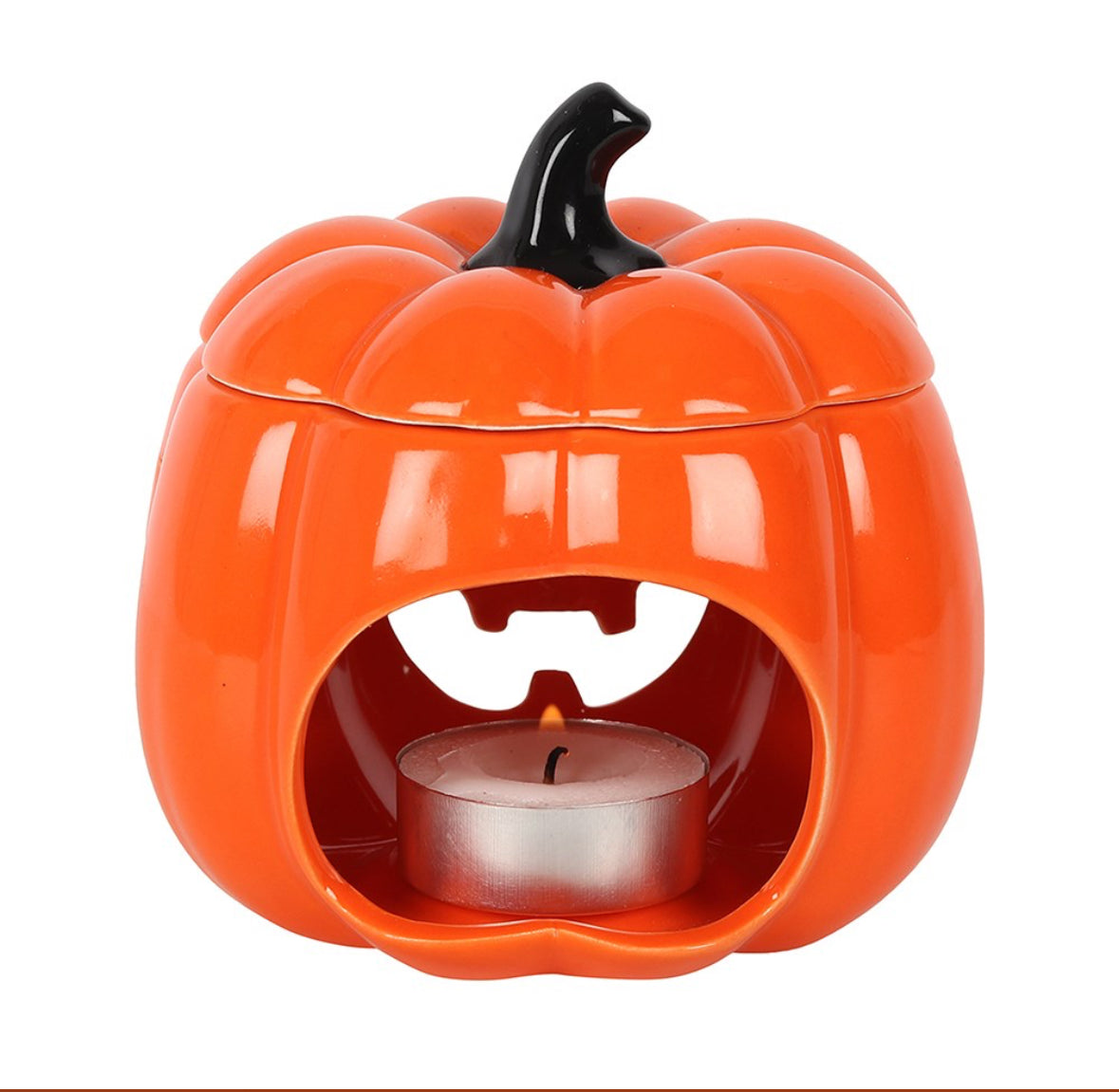 Jack o Lantern wax burner