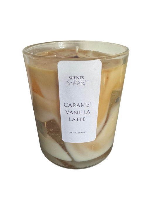 Iced latte candle