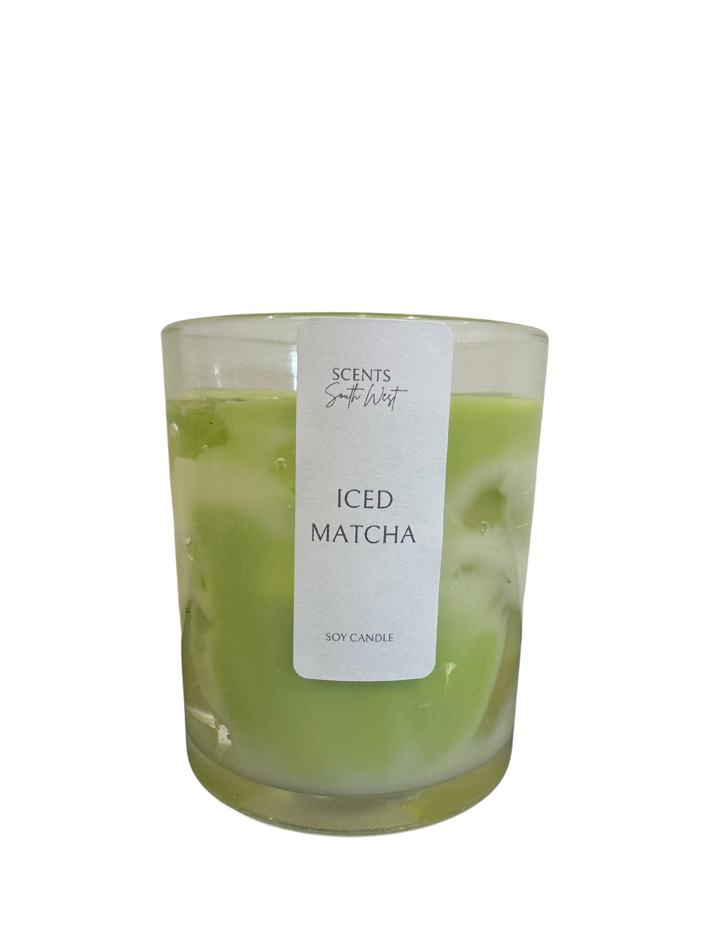 Iced latte candle