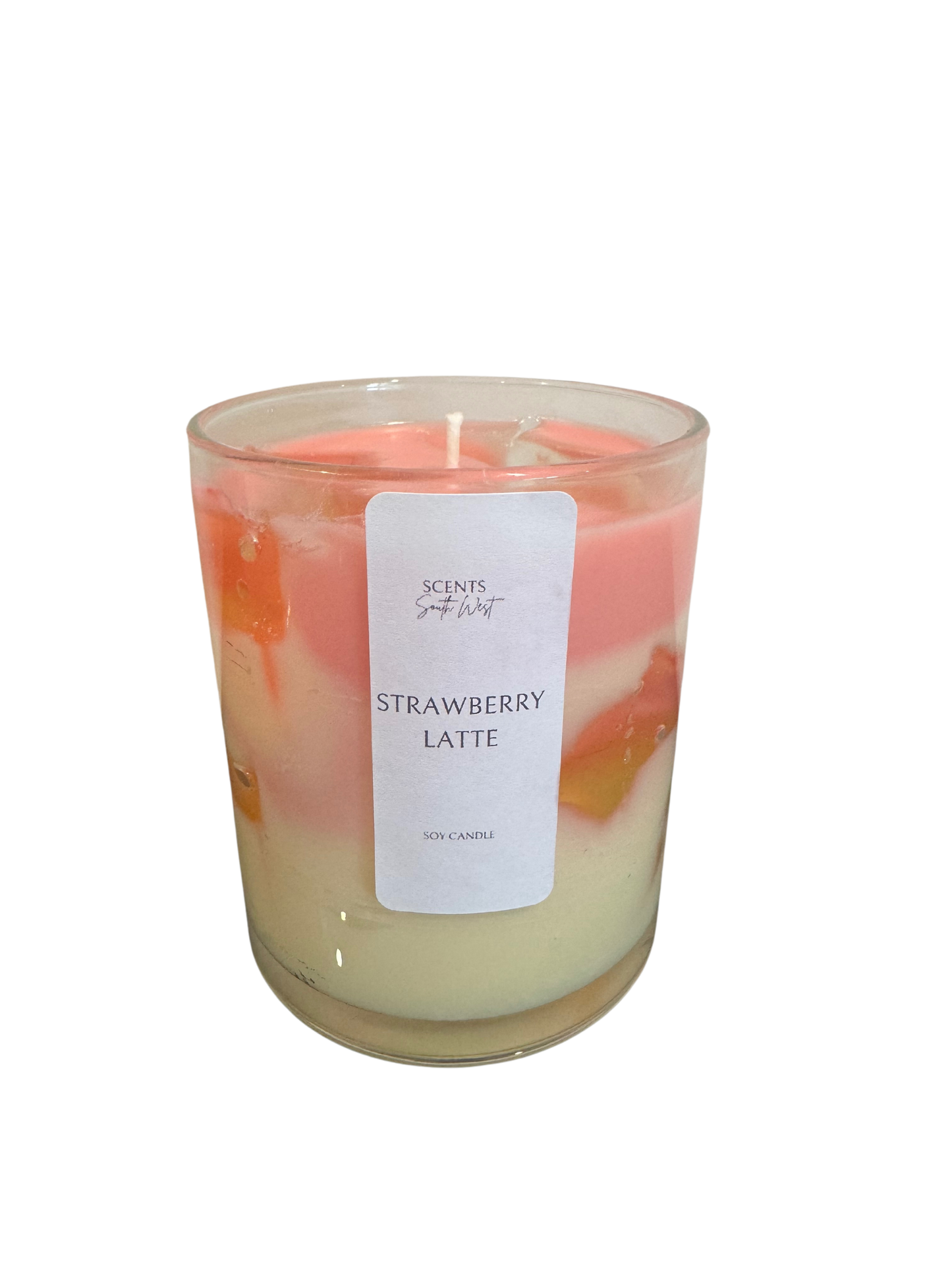 Iced latte candle