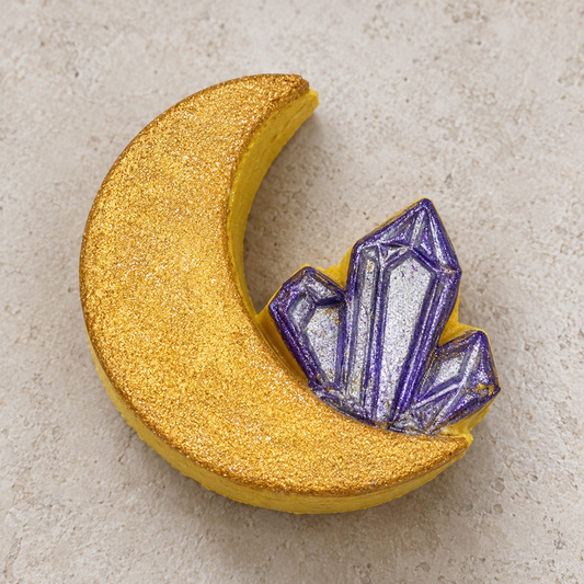 Celestial Moon and Crystal bath bomb
