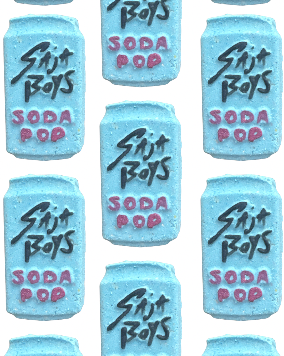 Soda pop bath bomb