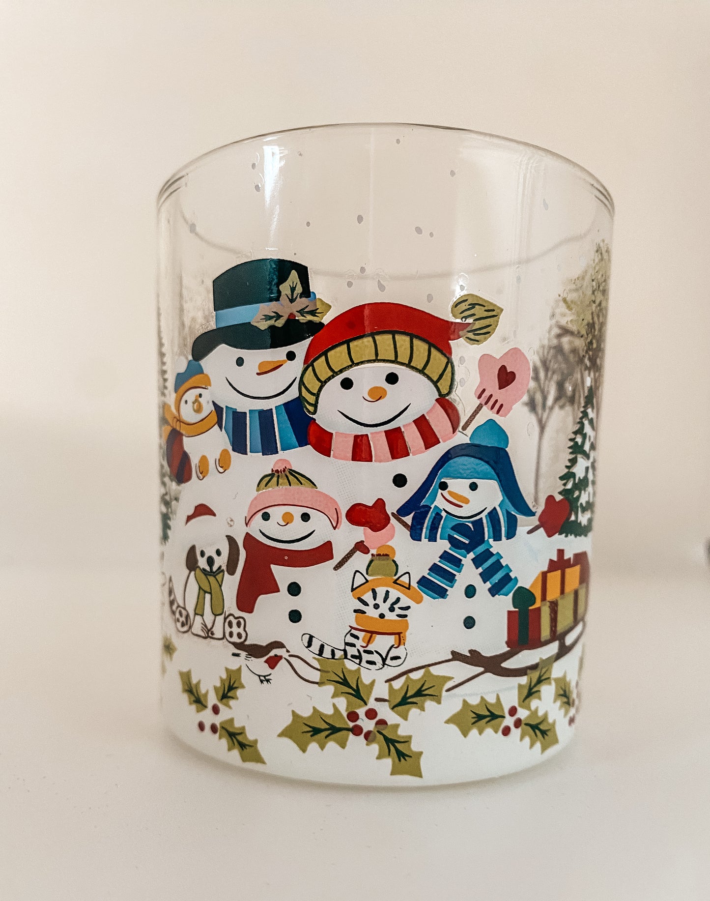 160g Snowman family candle
