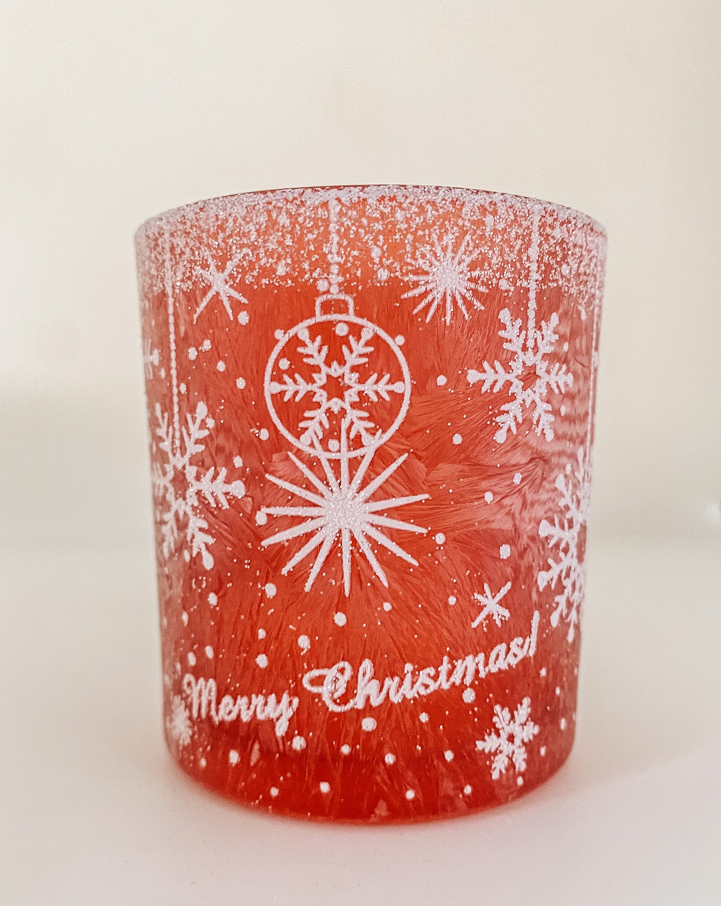 160g Merry Christmas candle