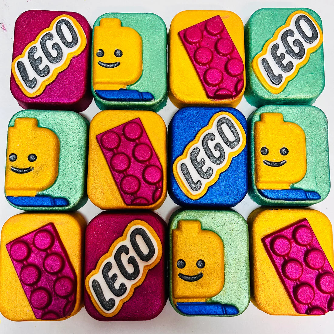 Lego bath bombs